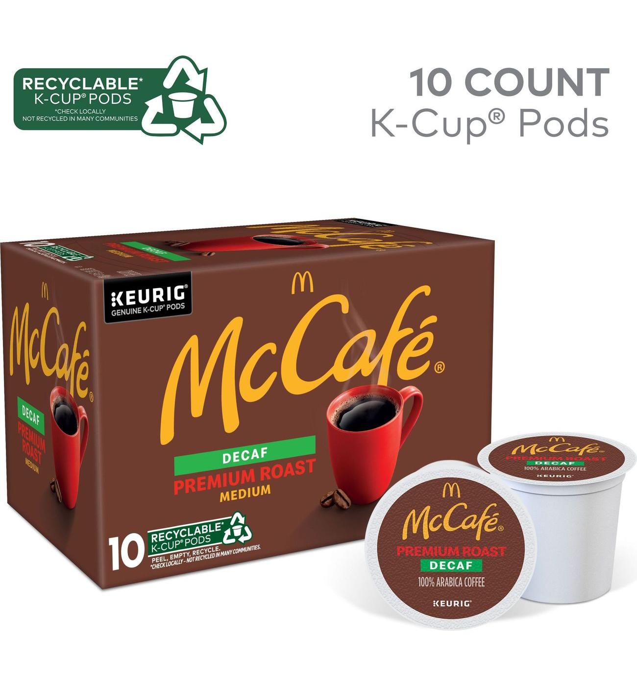 McCafe Premium Roast Decaf Medium Roast Single Serve Coffee K Cups; image 2 of 16