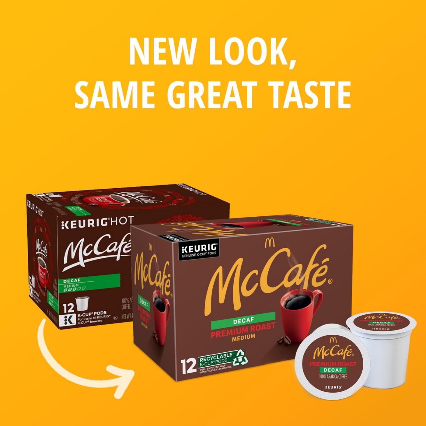 McCafe Premium Roast Decaf Medium Roast Single Serve Coffee K Cups; image 3 of 16