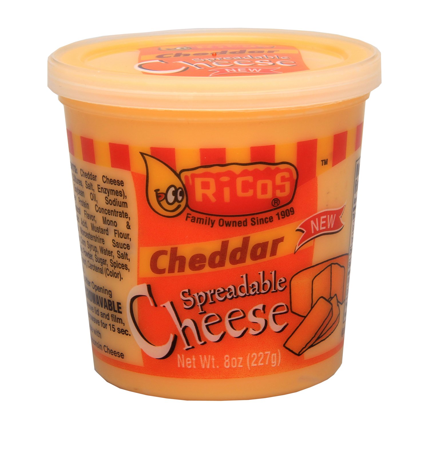 Ricos Spreadable Cheddar Cheese Cup Shop Salsa & Dip at HEB