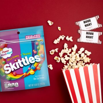 Skittles Wild Berry & Tropical Flavor Mash-Ups - Grab n Go Size, 9 oz