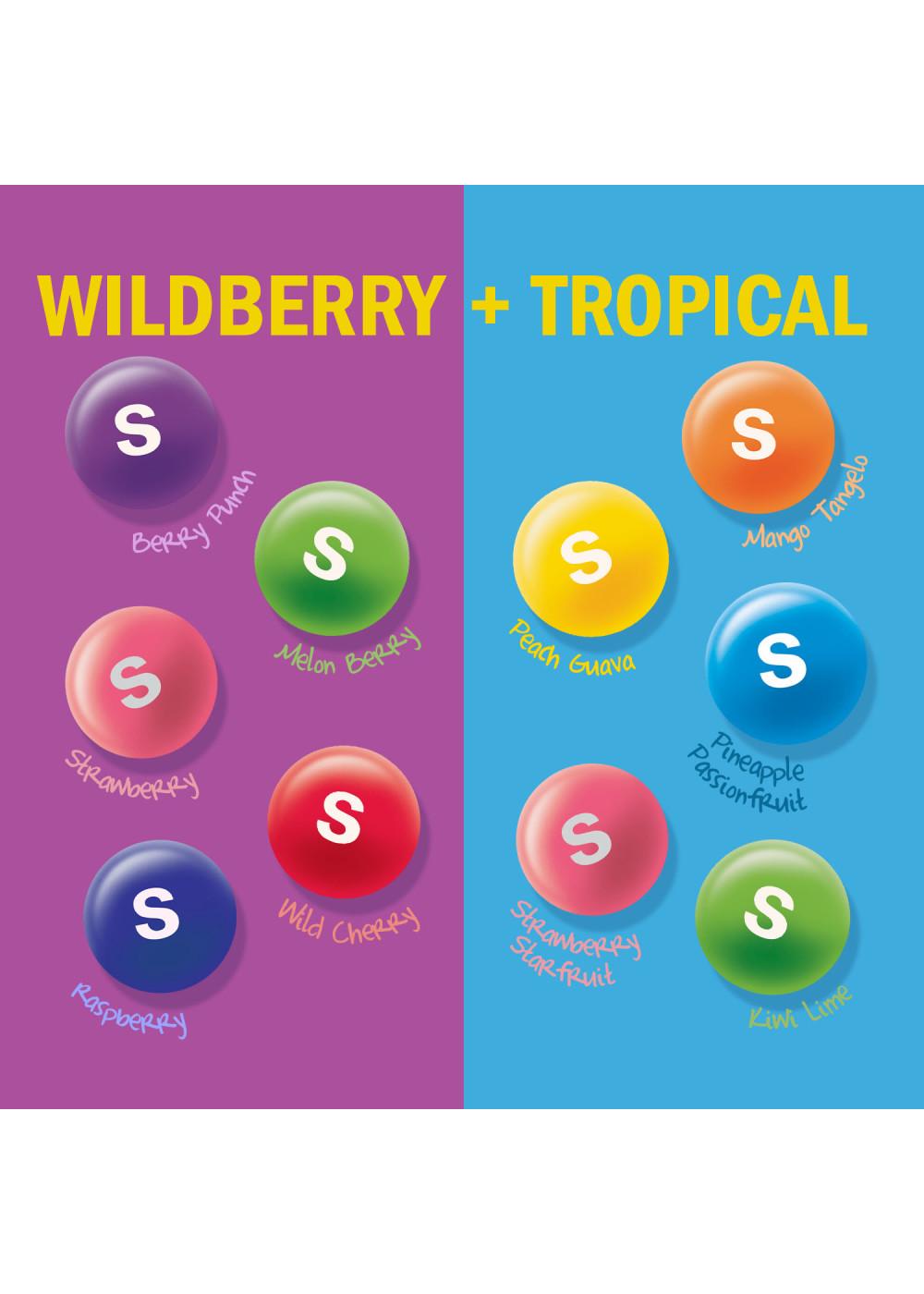 Skittles Wild Berry & Tropical Flavor Mash-Ups - Grab n Go Size; image 7 of 10