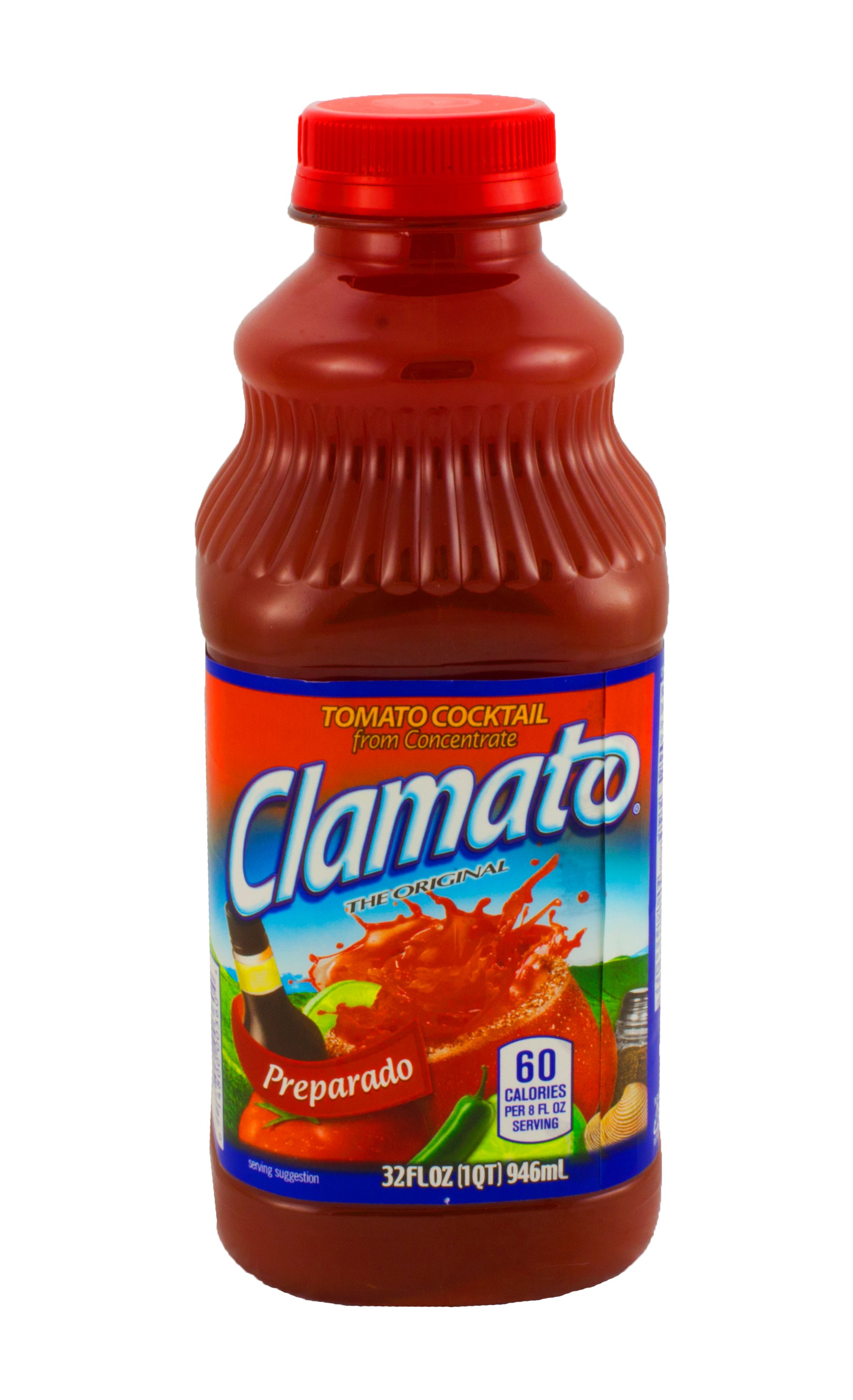 Savory Tomato Juice Cocktail Clamato Preparado