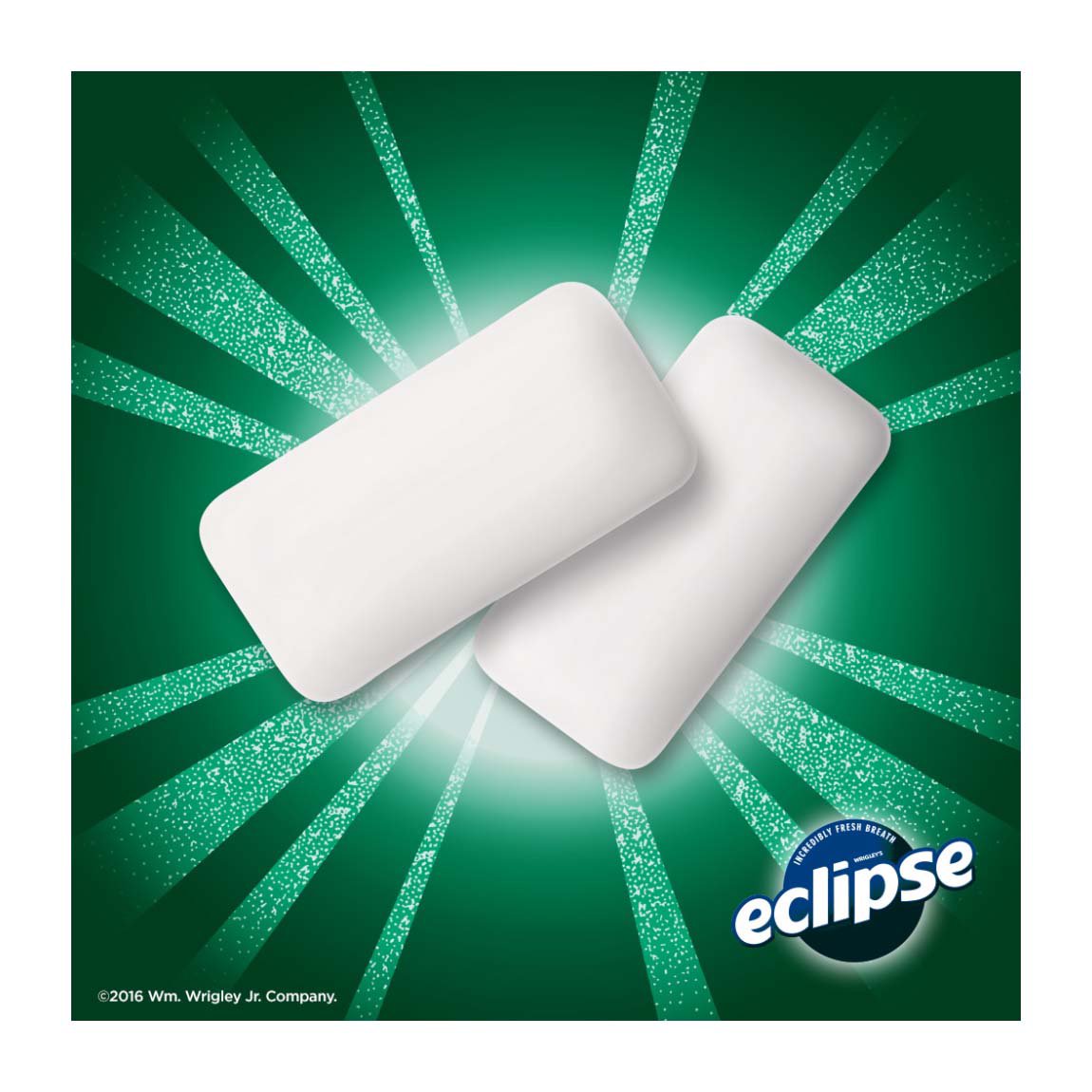 Eclipse Spearmint Ice Chewing Gum Sugar Free is not halal