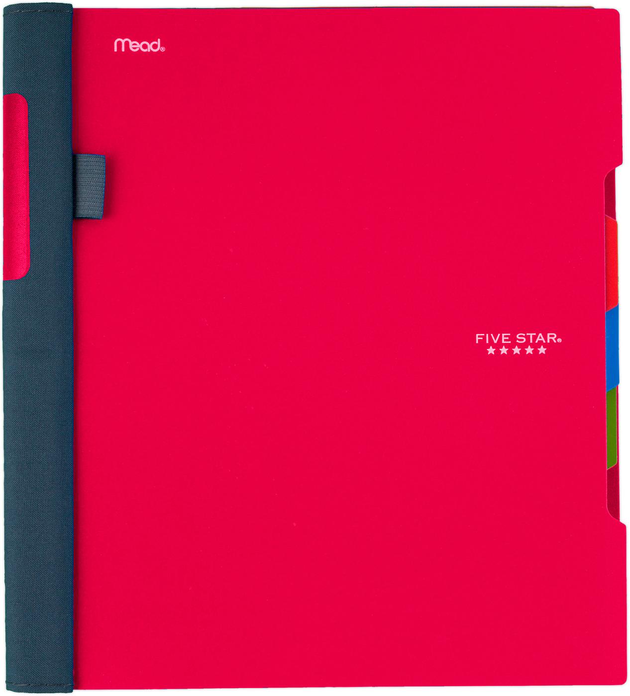 FIVE STAR Advance Wirebound Notebook, 3 Subject, College Ruled, Assorted Colors; image 2 of 7