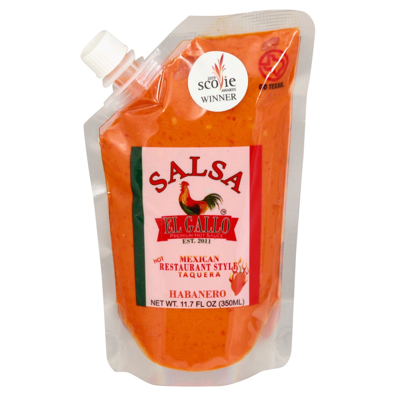 El Gallo Hot Taquera Restaurant Style Habanero Salsa - Shop Salsa & Dip