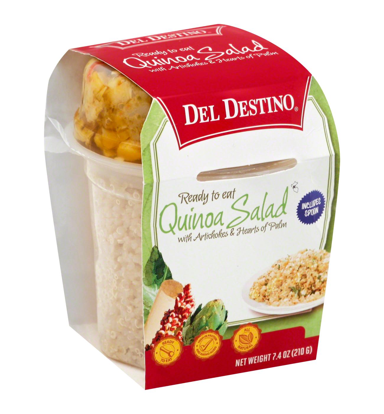 Del Destino Quinoa Salad Artichokes & Hearts of Palm Shop Rice