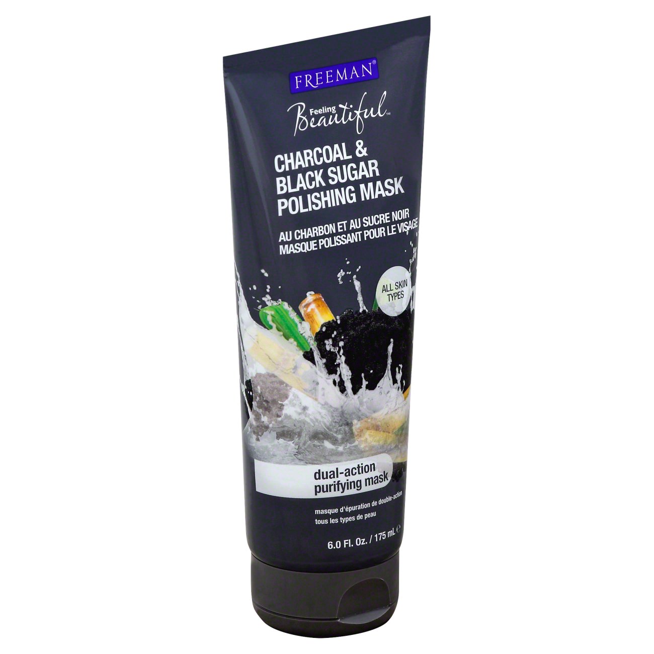 Freeman Feeling Beautiful Facial Polishing Mask Charcoal u0026 Black Sugar