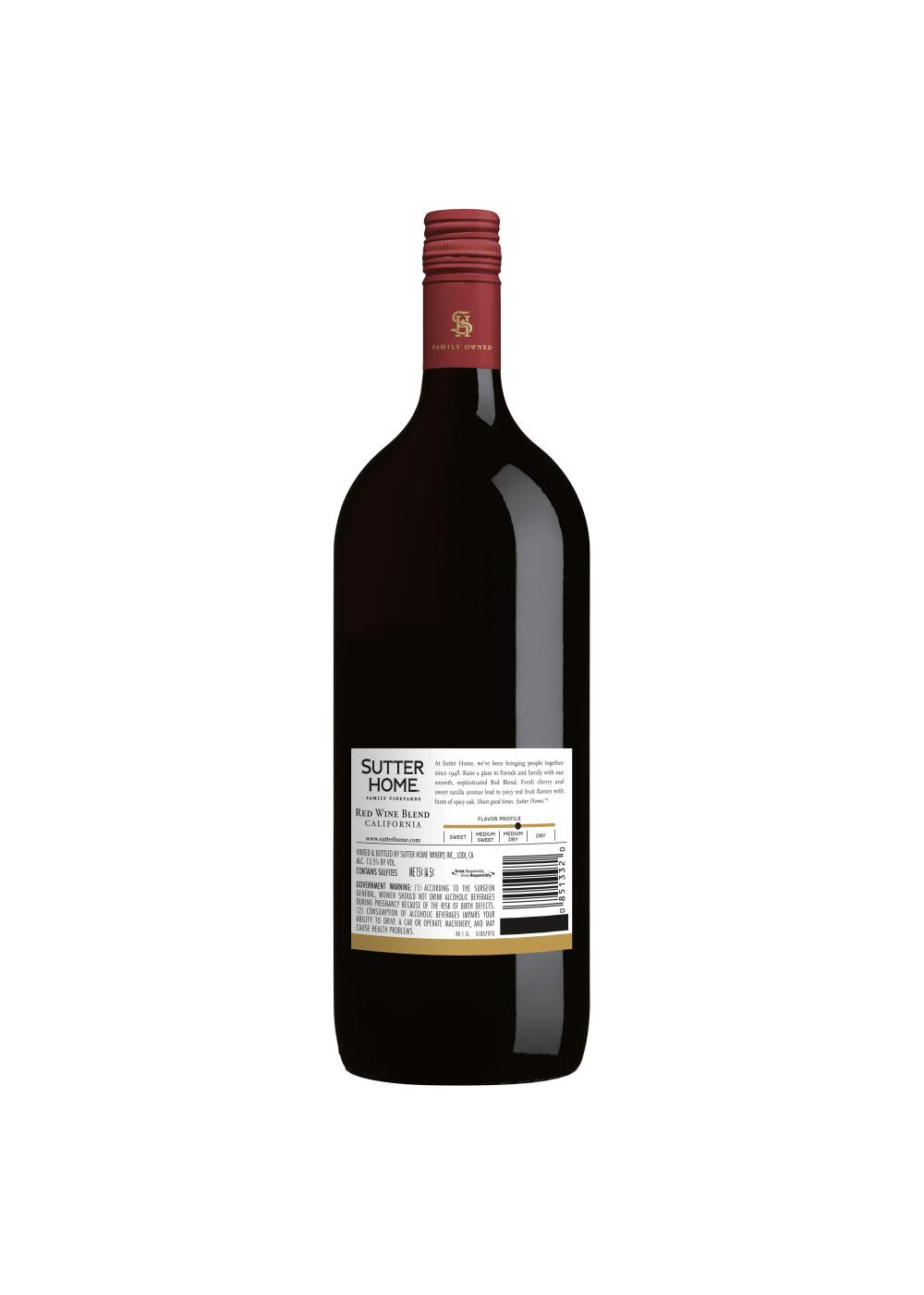 Sutter Home Family Vineyards Red Blen Wine; image 4 of 4