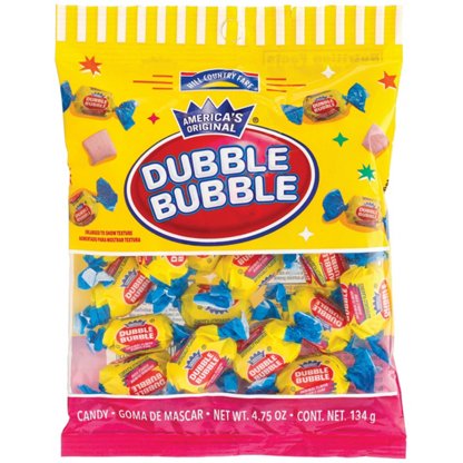 Kidsmania Dubble Bubble Gum Dispenser - Assorted Flavors, 1.4 oz