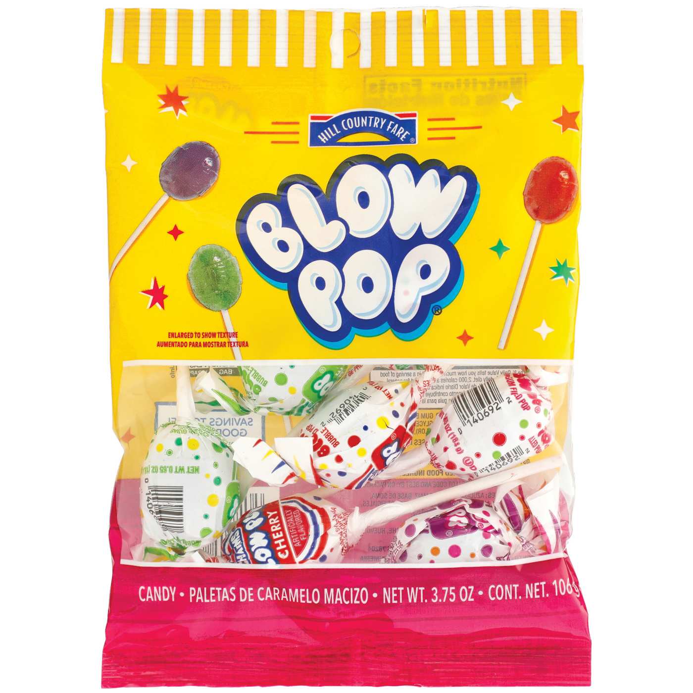 Hill Country Fare Blow Pop Assorted Lollipops; image 1 of 2