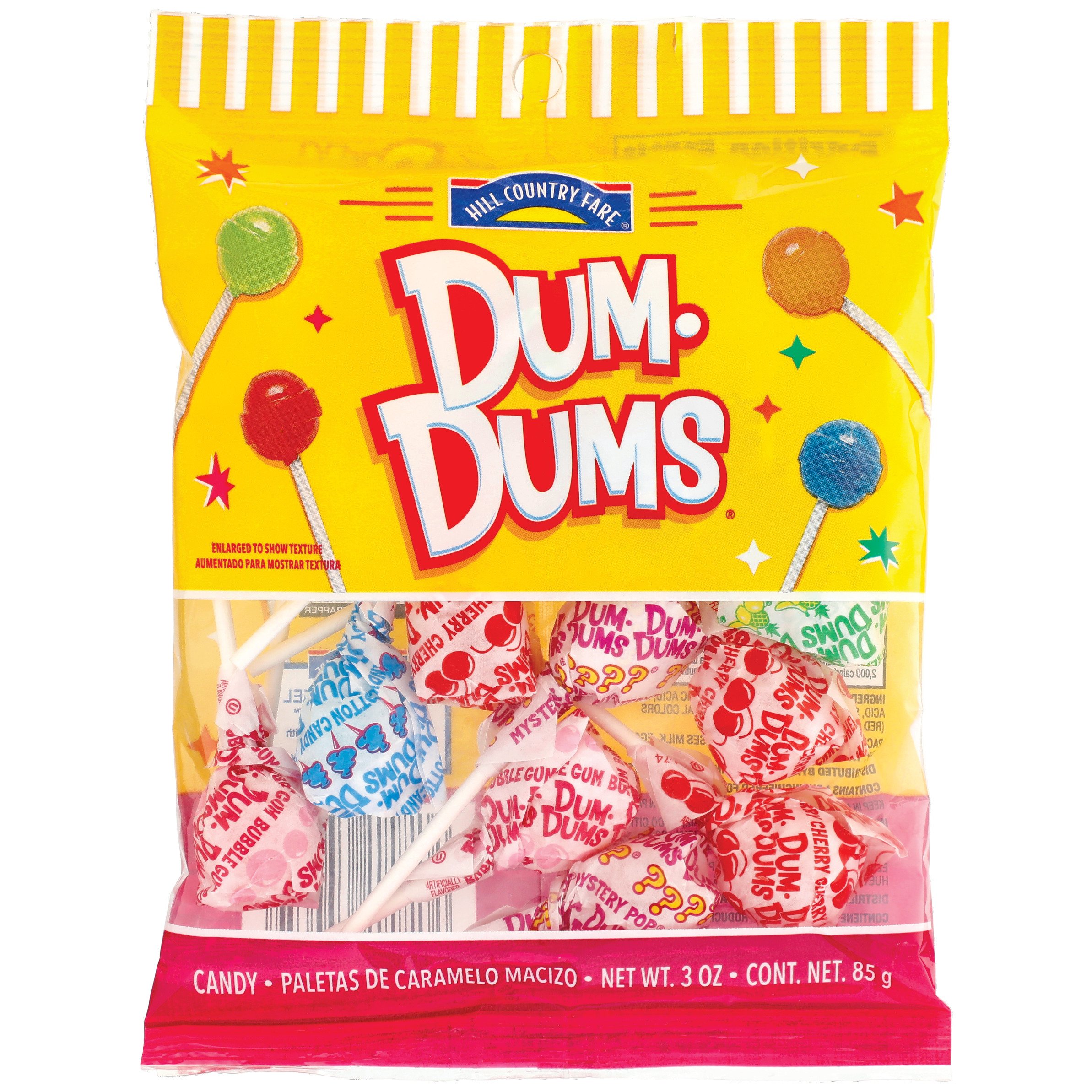 Hill Country Fare Dum Dums Assorted Lollipops - Shop Candy at H-E-B