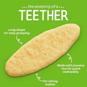 Happy Baby Organics Teethers Blueberry & Purple Carrot Organic Baby, 1.7 oz