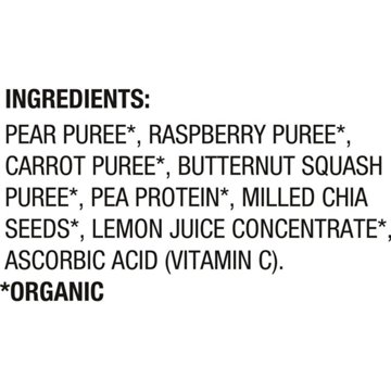 Happy Tot Stage 4 Organic Pears Raspberries Carrots & Butternut Squash  Baby Food Pouch