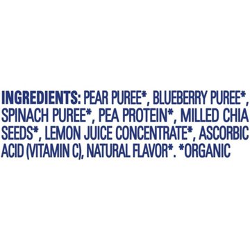 Happy Tot Stage 4 Organic Pears Blueberries & Spinach Baby Food Pouch