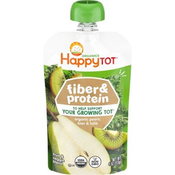 Happy Tot Stage 4 Organic Pears Kiwi & Kale Baby Food Pouch