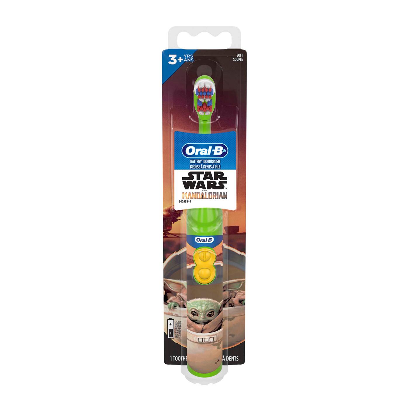 Oral-B Kids Star Wars Mandalorian Battery Power Toothbrush; image 1 of 6