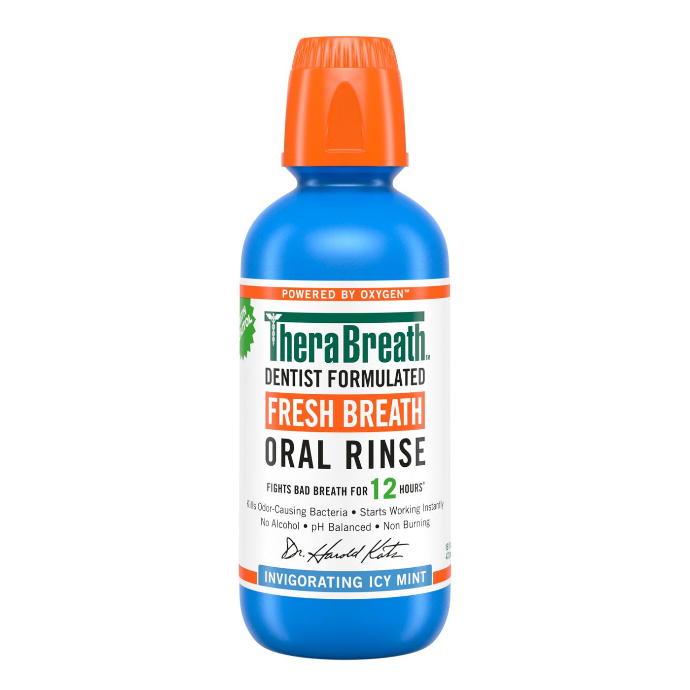 TheraBreath Fresh Breath Oral Rinse - Icy Mint; image 1 of 6