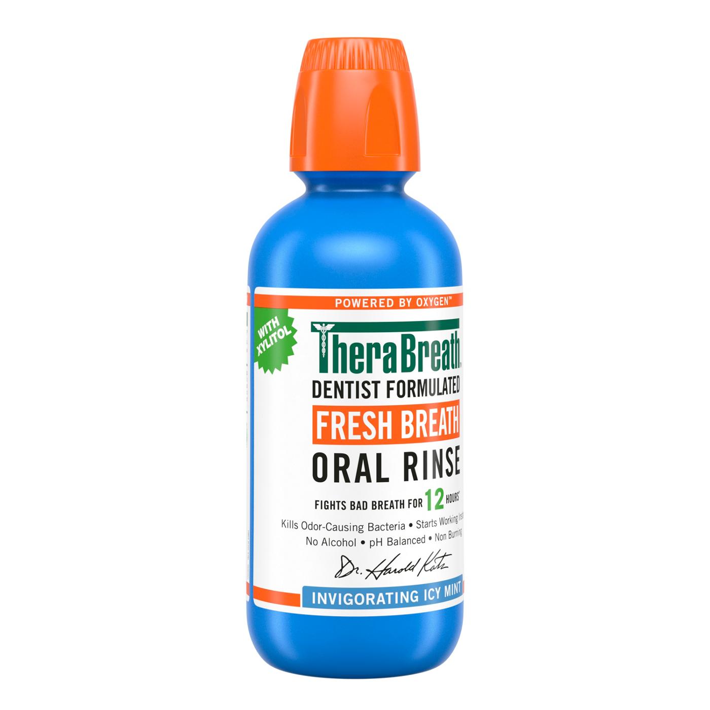 TheraBreath Fresh Breath Oral Rinse - Icy Mint; image 3 of 6