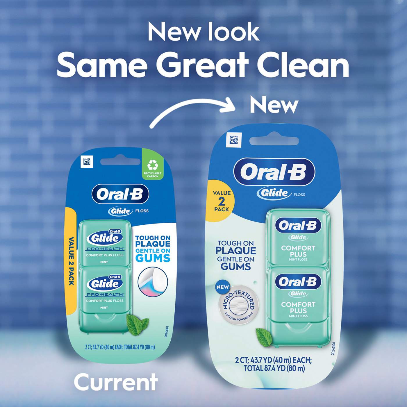 Oral-B Glide Pro-Health Comfort Plus Dental Floss - Mint; image 10 of 10