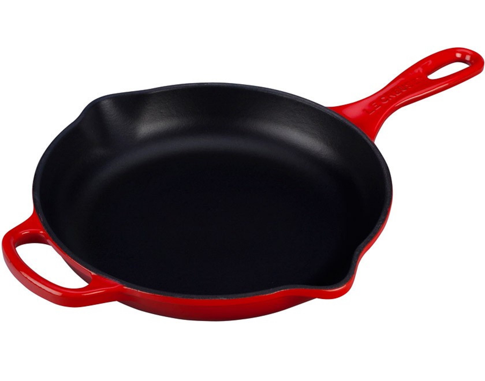 Le Creuset Round Skillet Cherry Red Shop Cookware at HEB