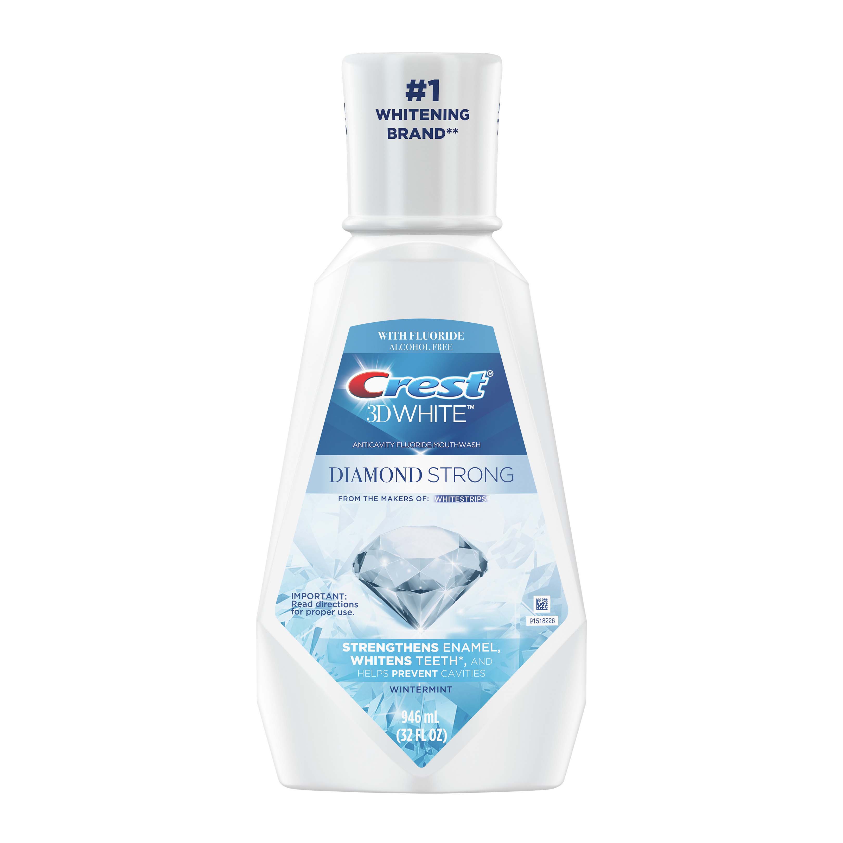 Crest 3D White Diamond Strong Mouthwash WinterMint Shop Mouthwash
