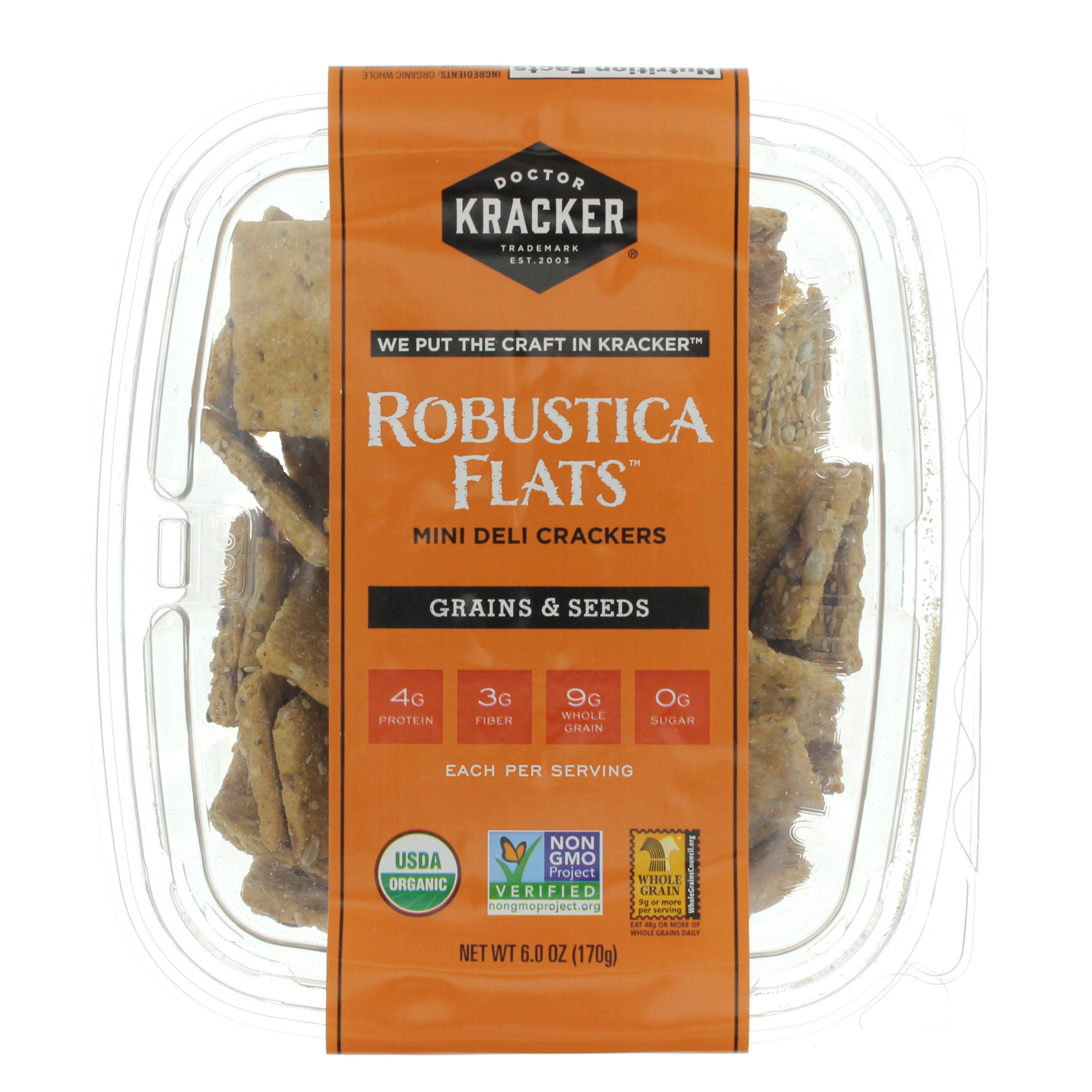 Doctor Kracker Grains & Seeds Robustica Flats Shop Crackers