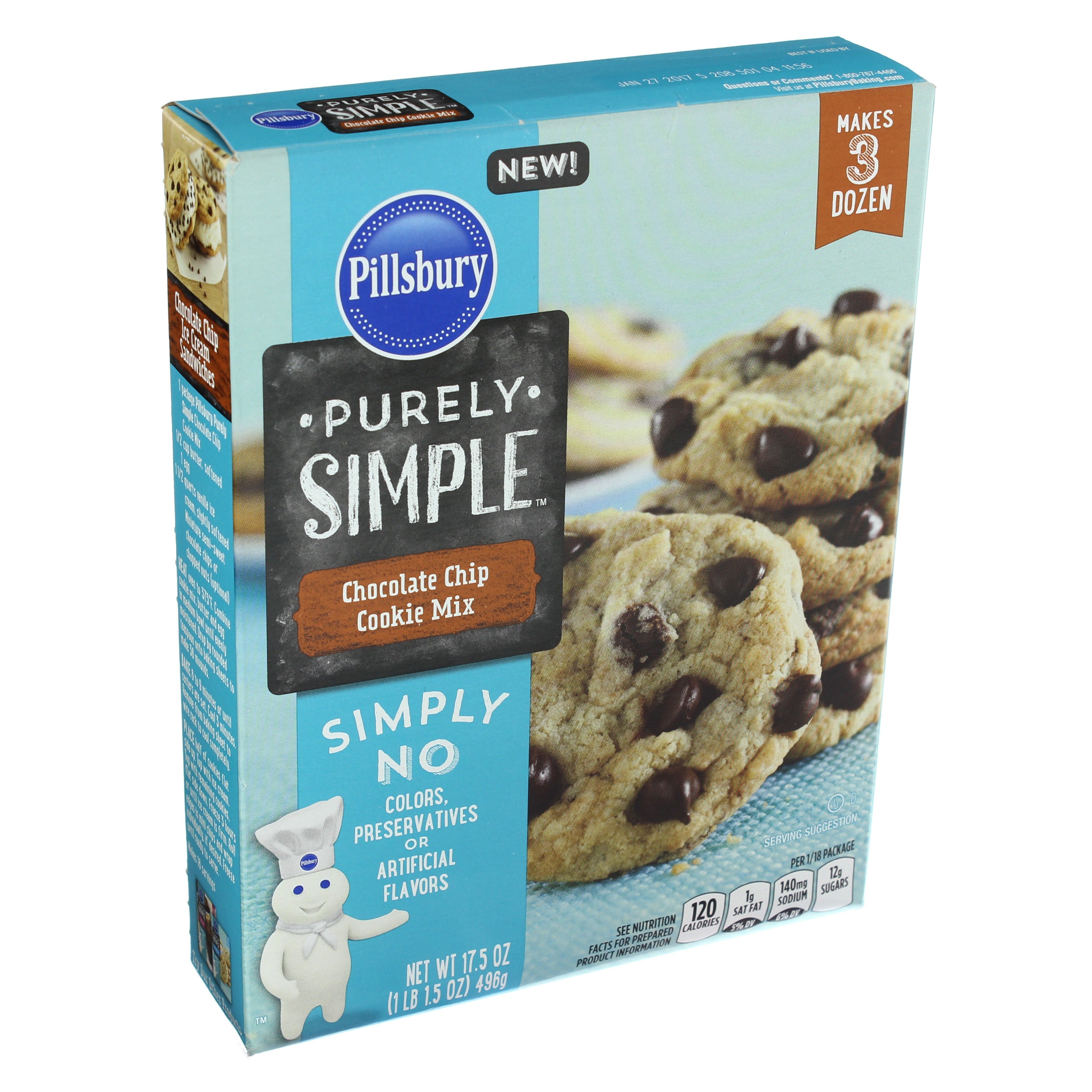 Pillsbury Purely Simple Chocolate Chip Cookie Mix - Shop Baking Mixes ...