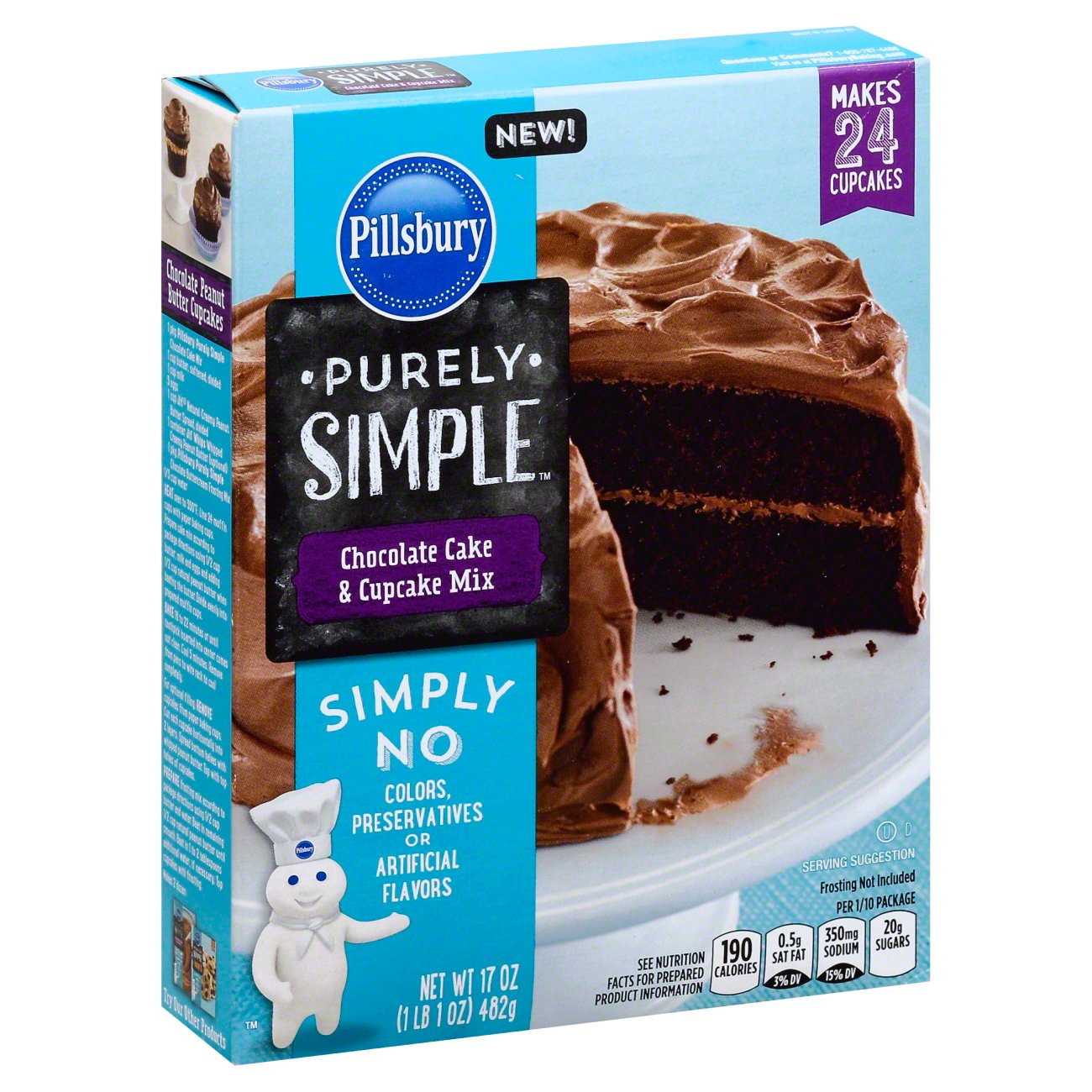 Pillsbury Purely Simple Chocolate Cake Mix Shop Baking Mixes at HEB