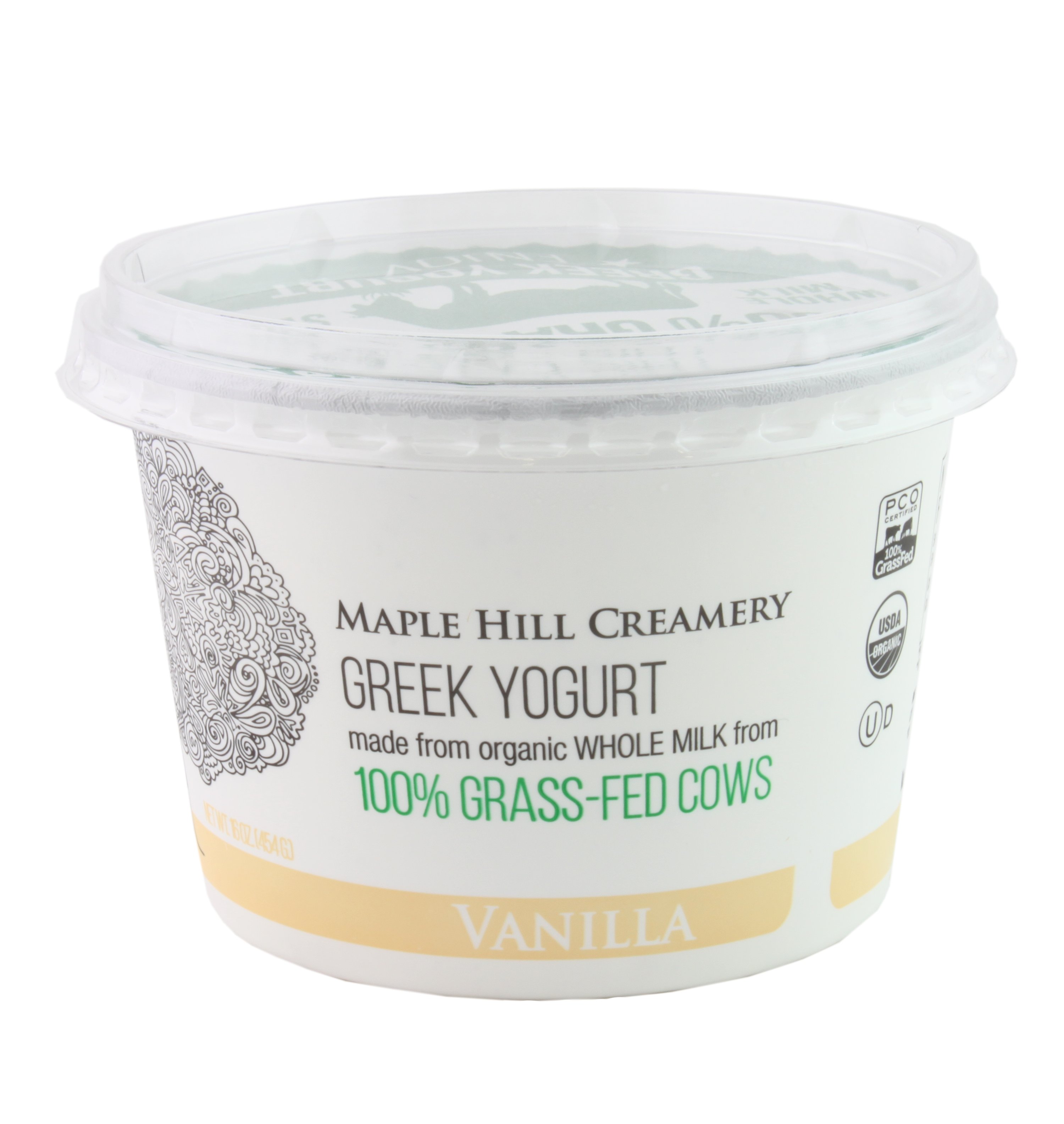 Maple Hill Creamery Vanilla Grass Fed Greek Yogurt Shop Yogurt at HEB