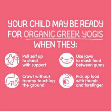 Happy Baby Organics Greek Yogis Strawberry Banana & Organic