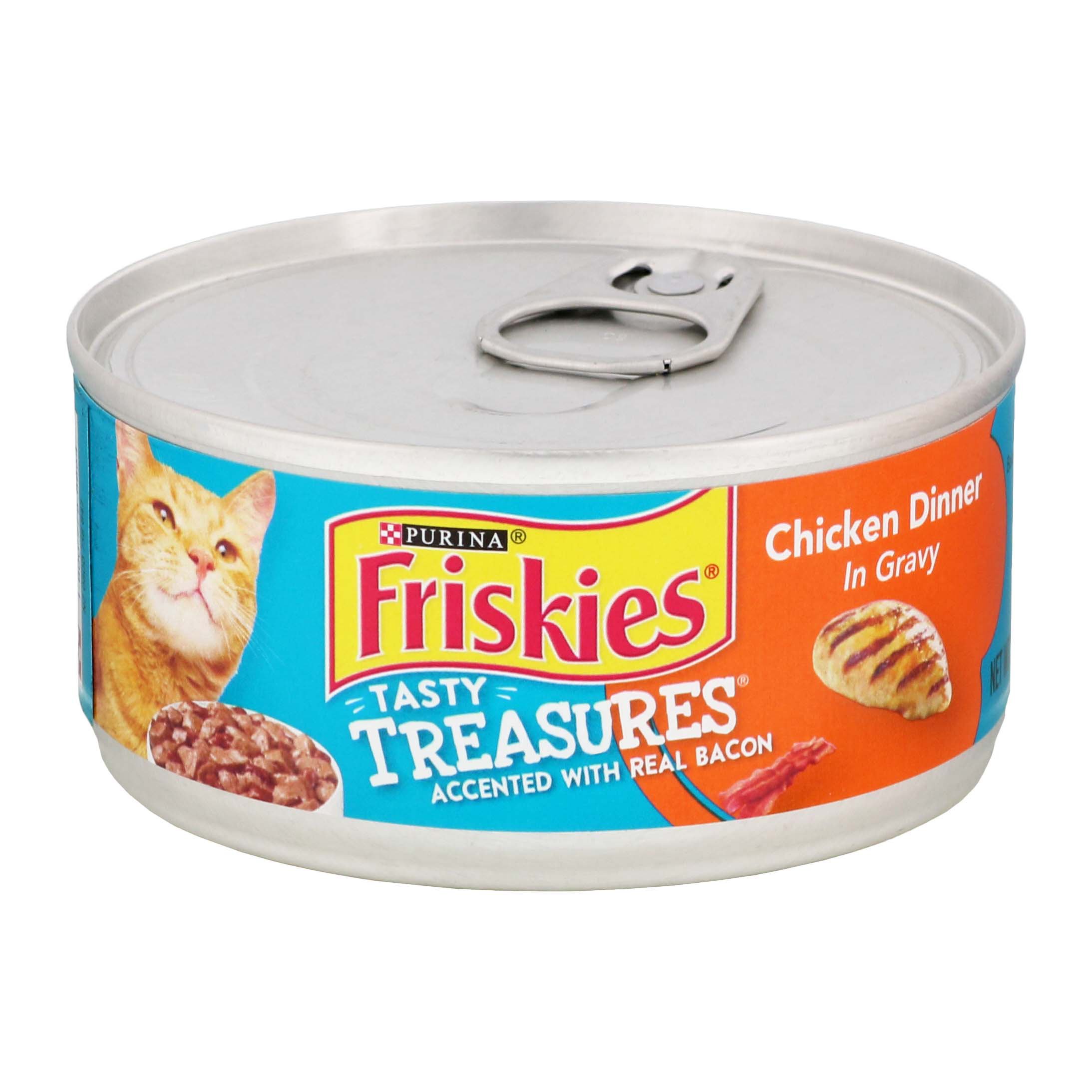 Purina Friskies Tasty Treasures Chicken with Bacon Cat Food Shop Cats