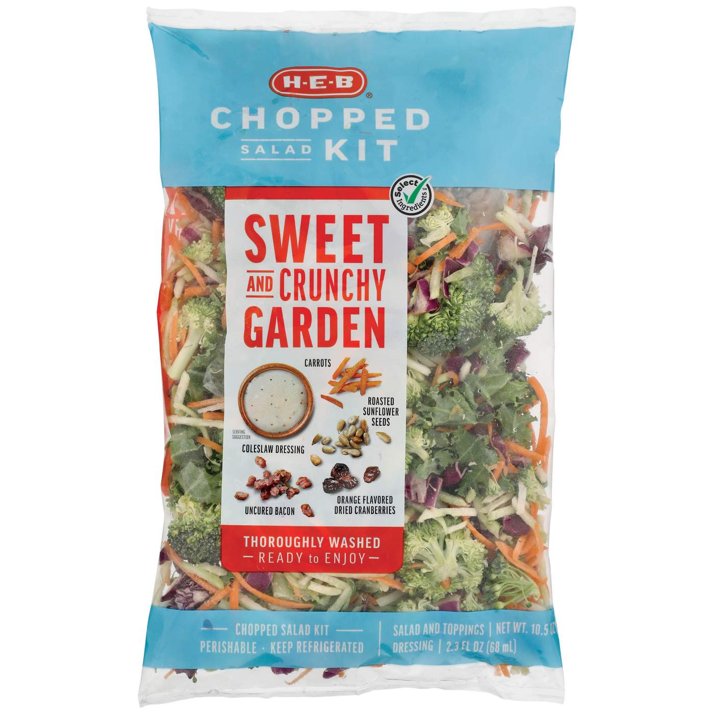 H-E-B Chopped Salad Kit - Sweet & Crunchy Garden; image 1 of 4