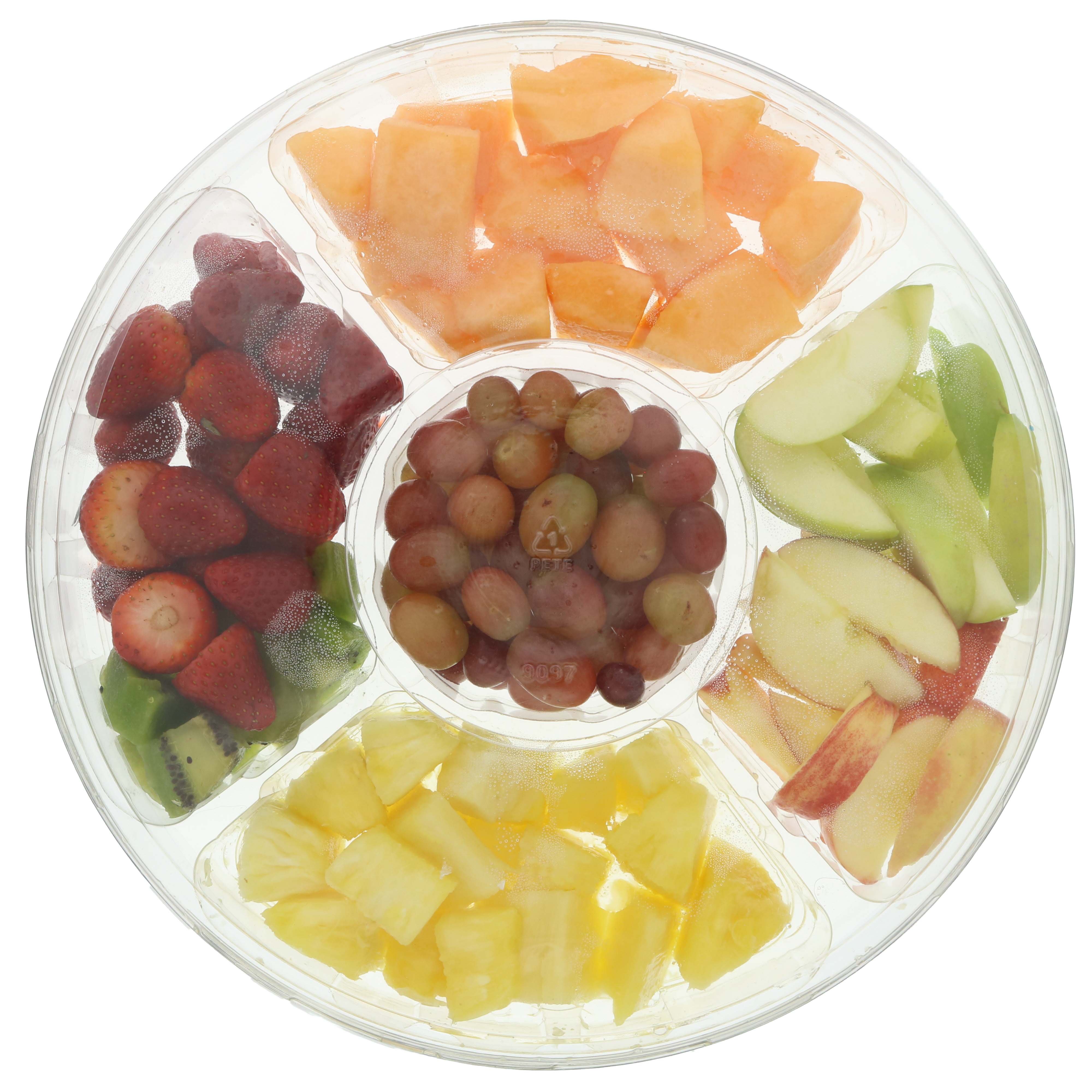 H-E-B Large Fresh Fruit Party Tray - Strawberry Cheesecake Dip