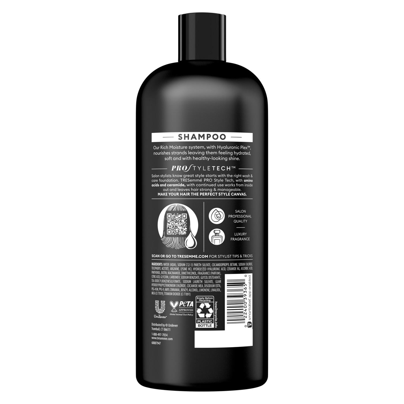 TRESemmé Rich Moisture Shampoo; image 2 of 9