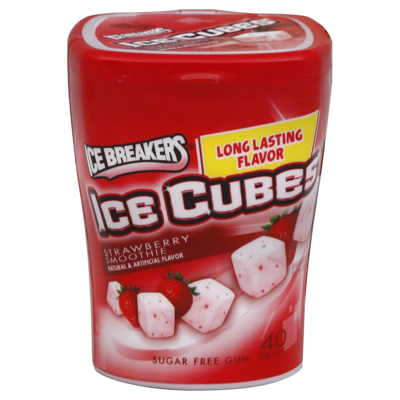 Ice Breakers Strawberry Smoothie Ice Cubes Gum Shop Snacks & Candy at