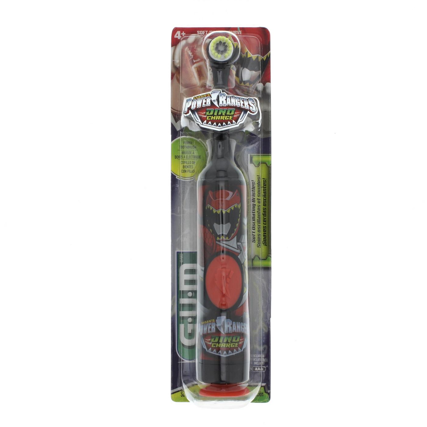 G-U-M Power Rangers Power Toothbrush, Assorted Characters; image 1 of 4