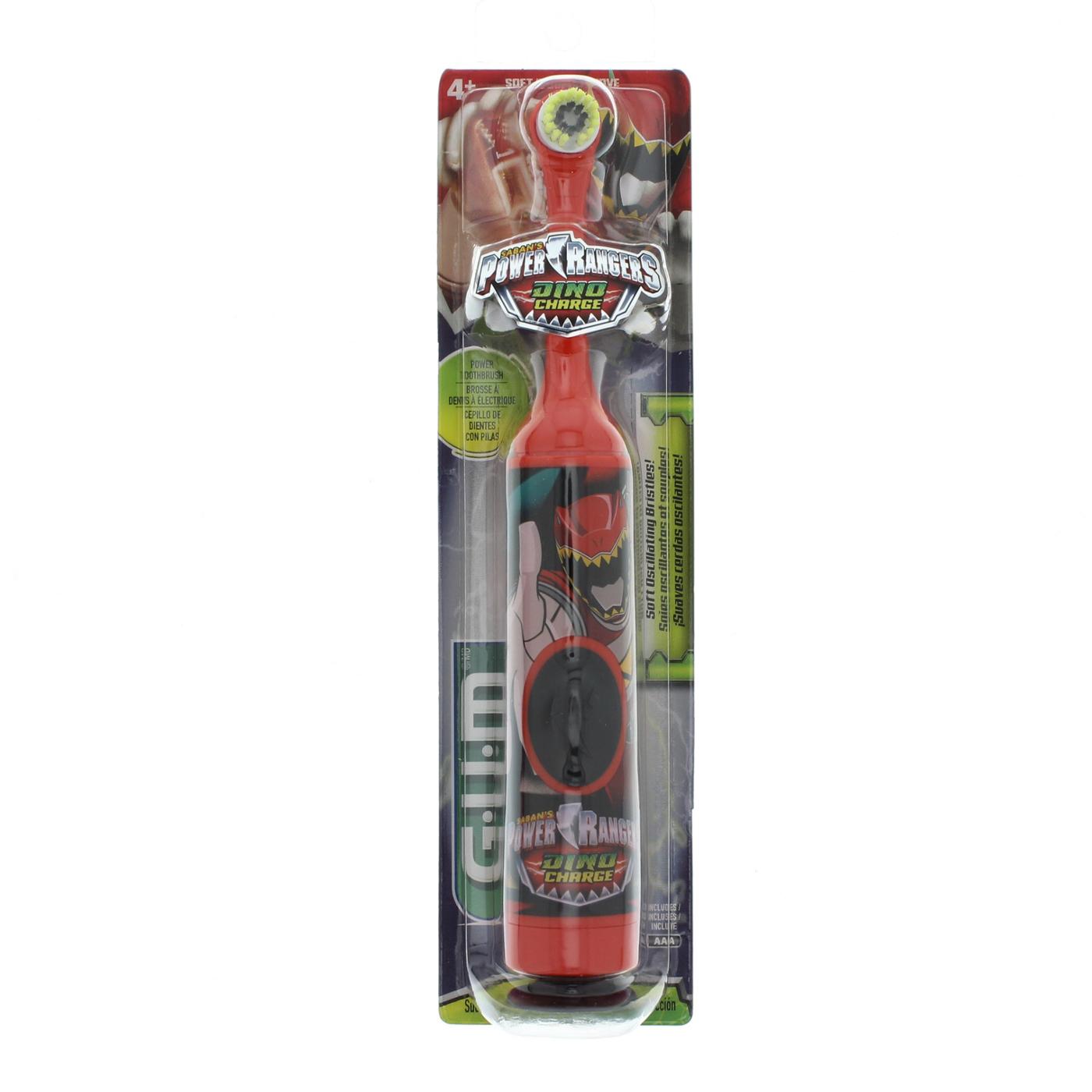 G-U-M Power Rangers Power Toothbrush, Assorted Characters; image 2 of 4