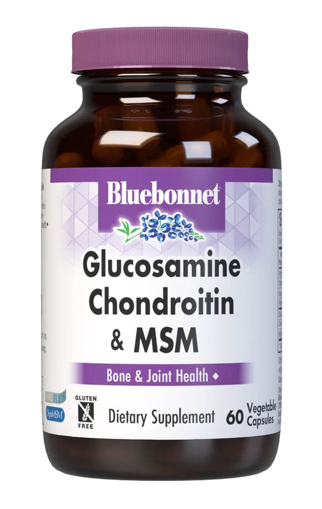 Bluebonnet Glucosamine Chondroitin P MSM, 60 ct