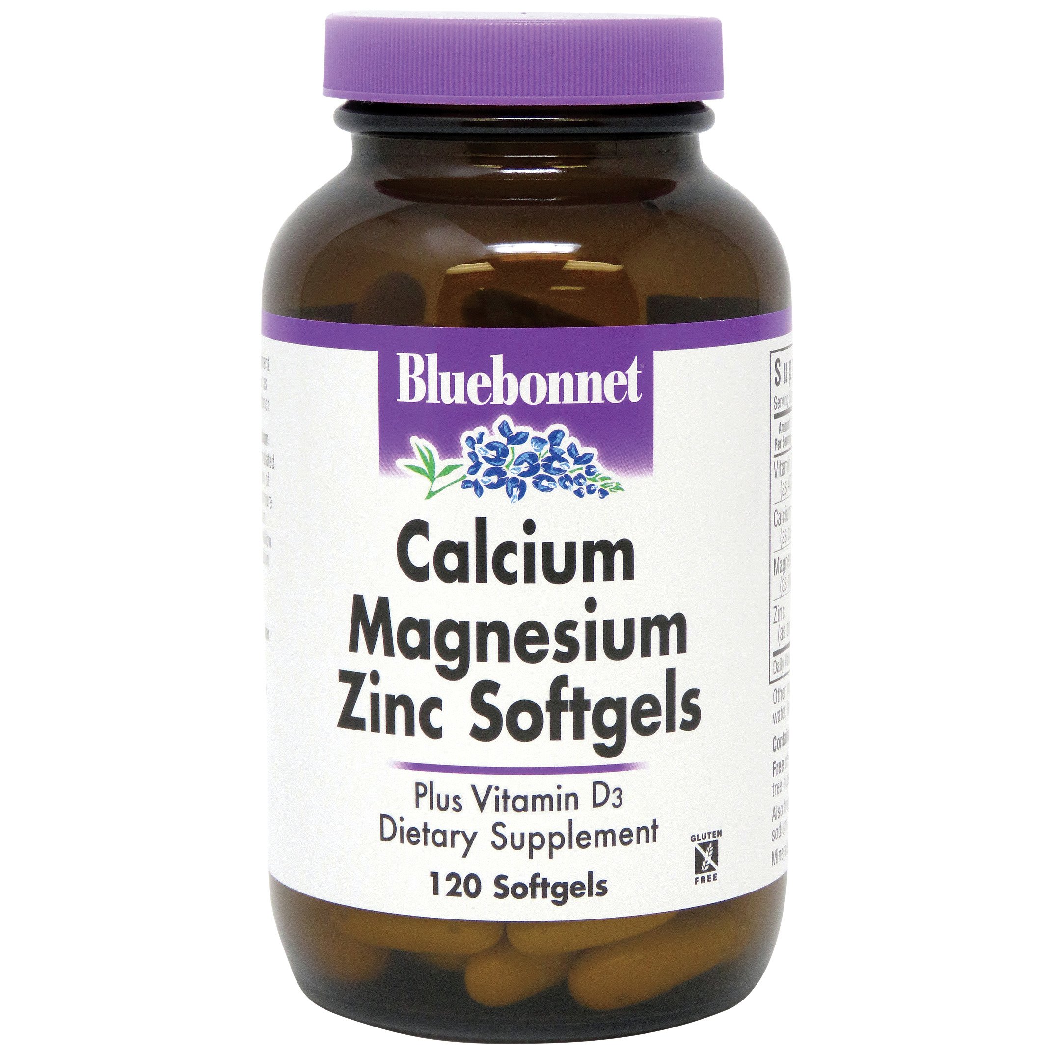 Calcium Magnesium Zinc Softgels Shop Minerals at HEB