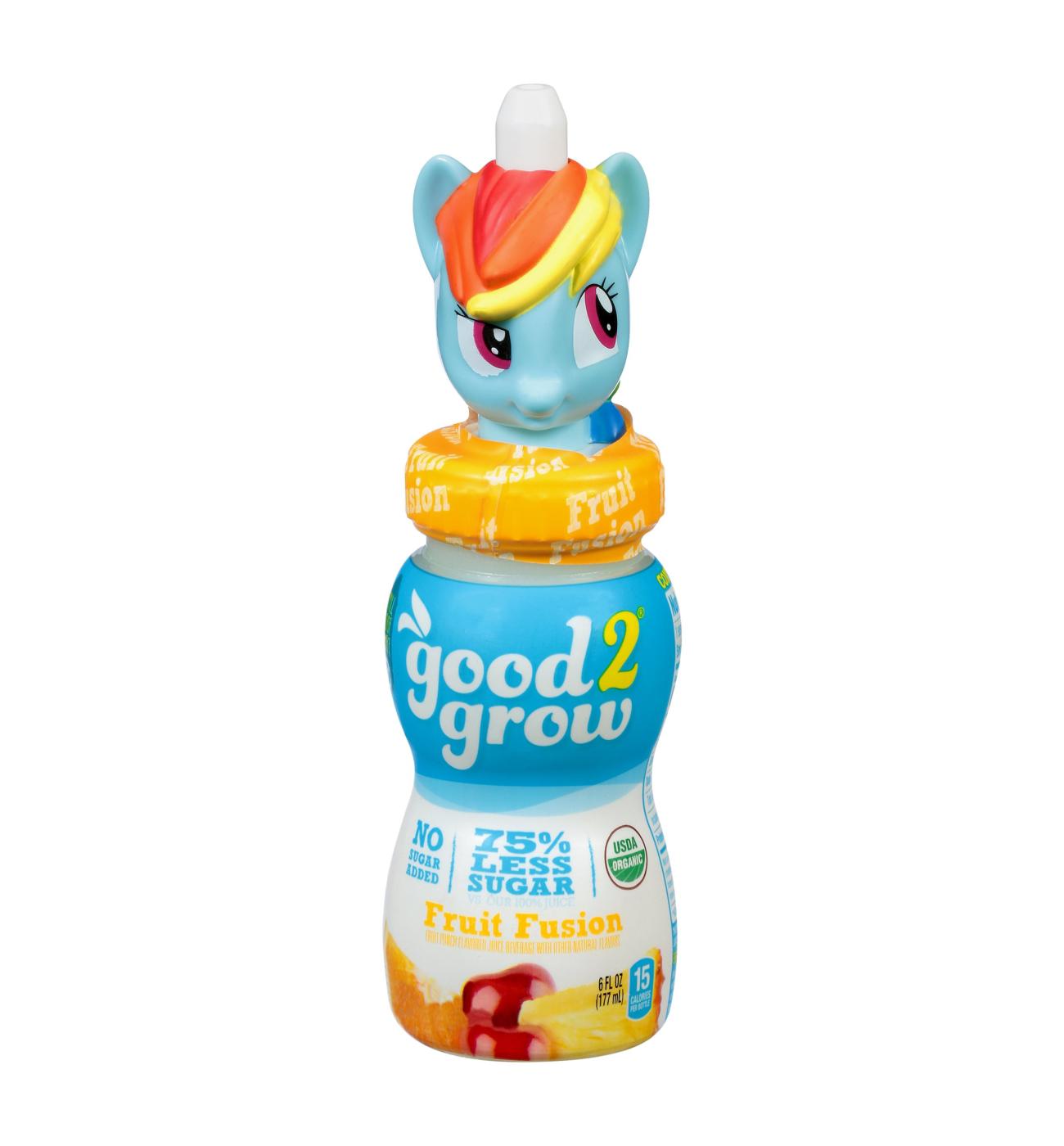 good2grow Organic Low Sugar Fruit Fusion Juice Single Serve, Character Tops Will Vary; image 1 of 4