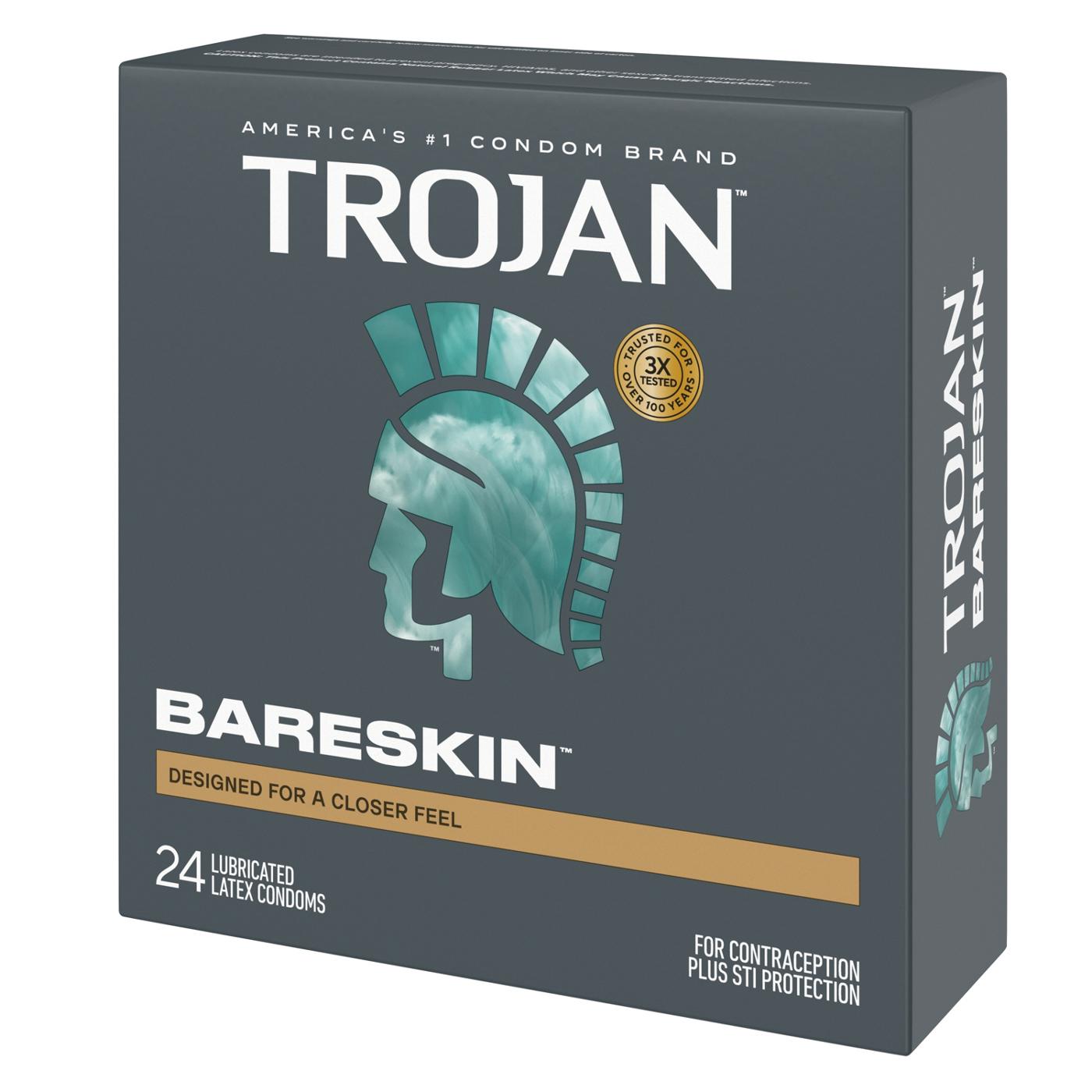Trojan BareSkin Lubricated Condoms; image 3 of 7