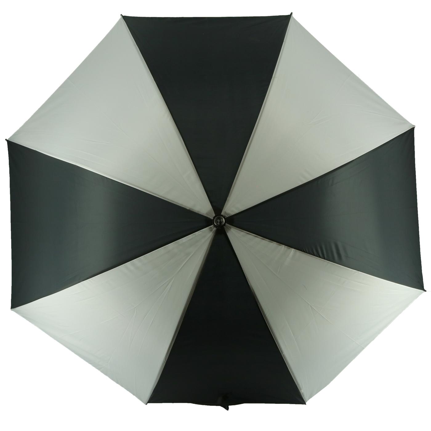 Big Time Products Golf Umbrella Black and White; image 2 of 3