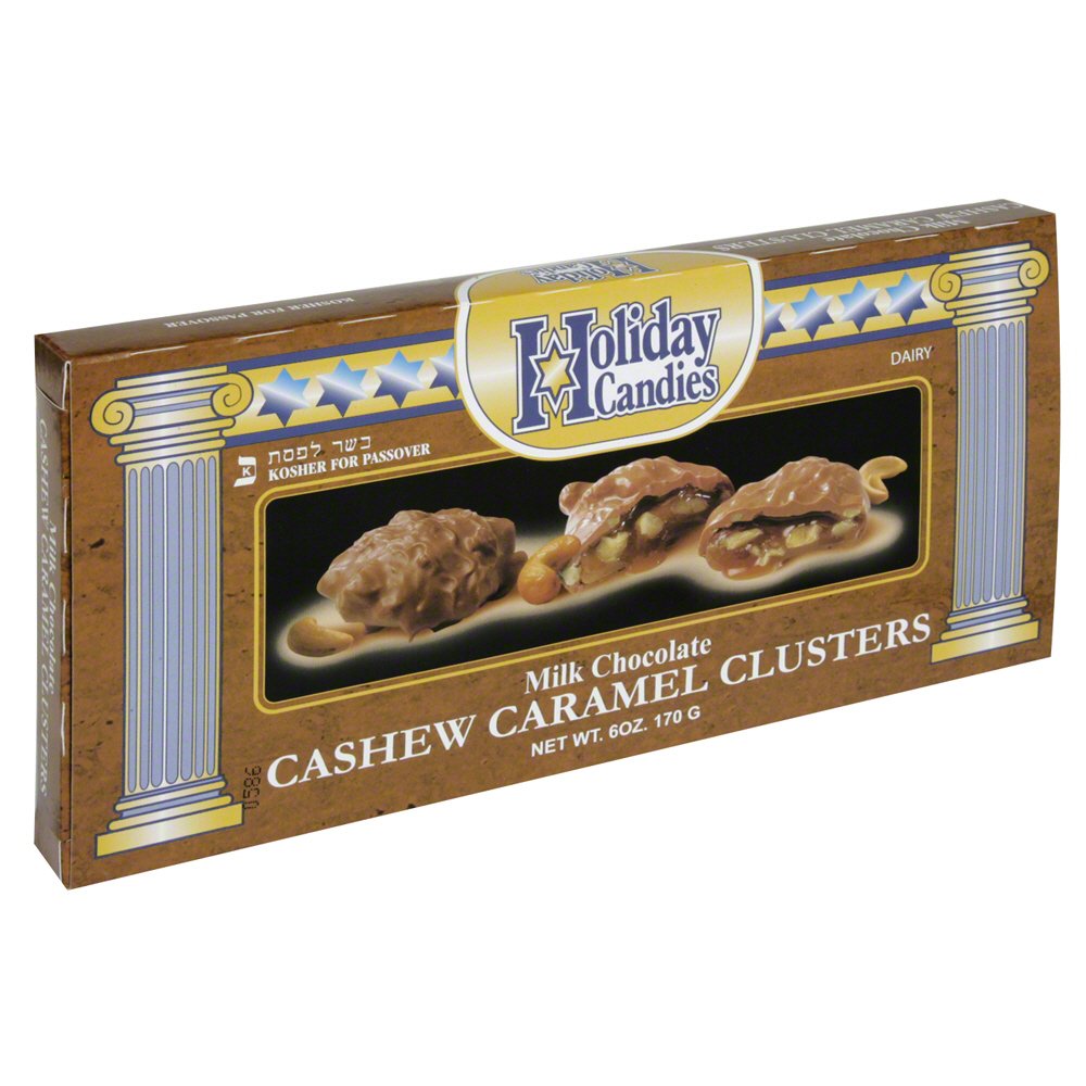 Holiday Candies Milk Chocolate Caramel Cashew Clusters Shop Candy at