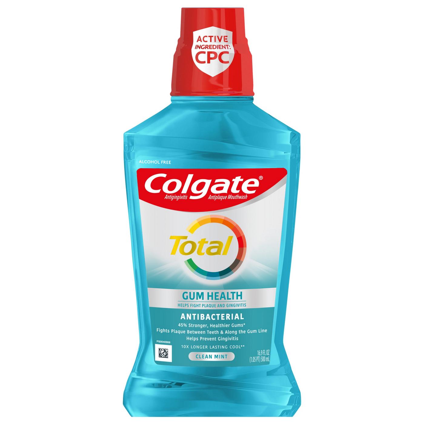 Colgate Total Gum Health Mouthwash - Clean Mint - Shop Mouthwash at H-E-B