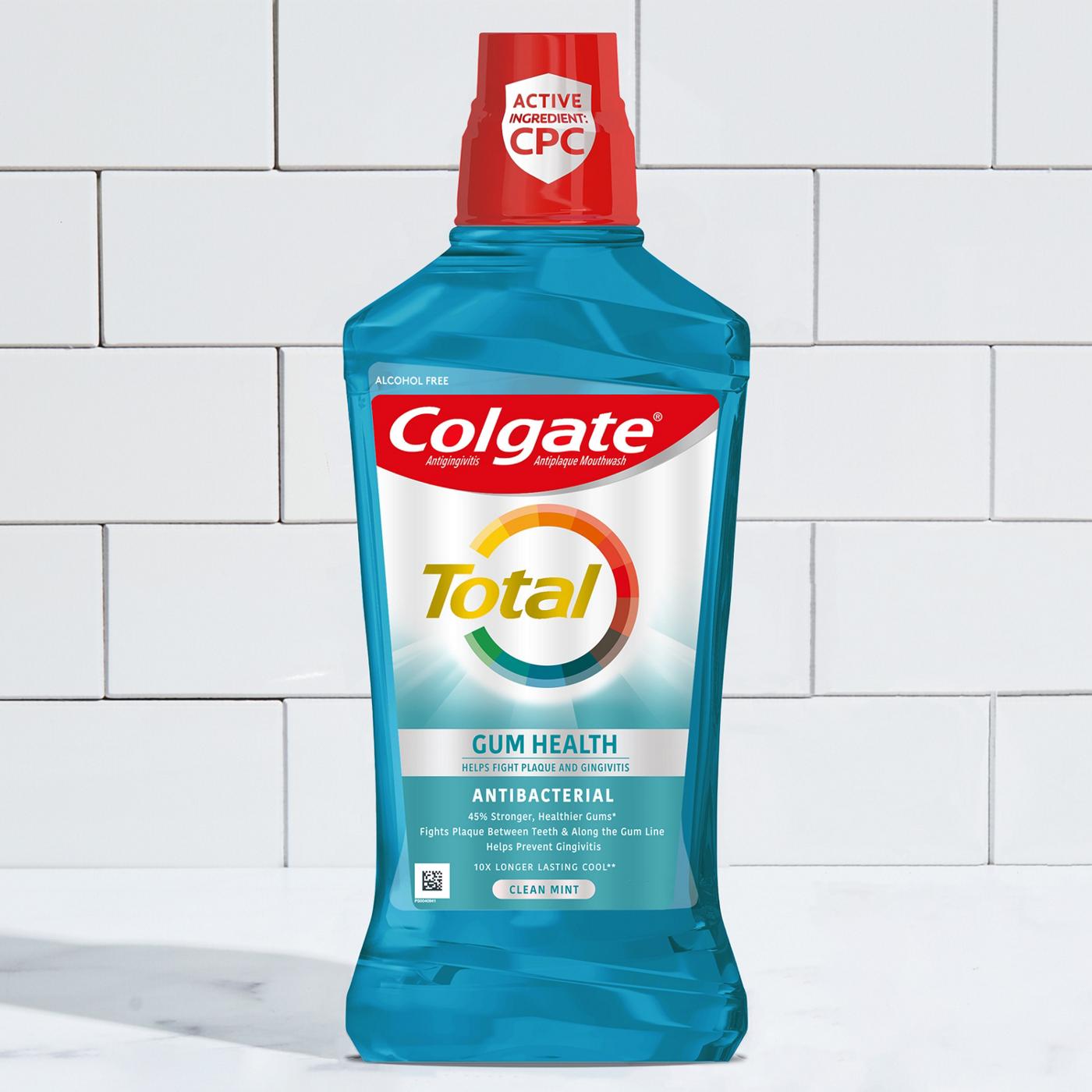 Colgate Total Gum Health Mouthwash - Clean Mint; image 6 of 7