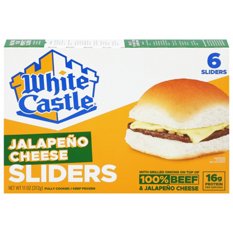 White Castle Frozen Jalapeño Cheese Sliders, 6 ct | Low Prices