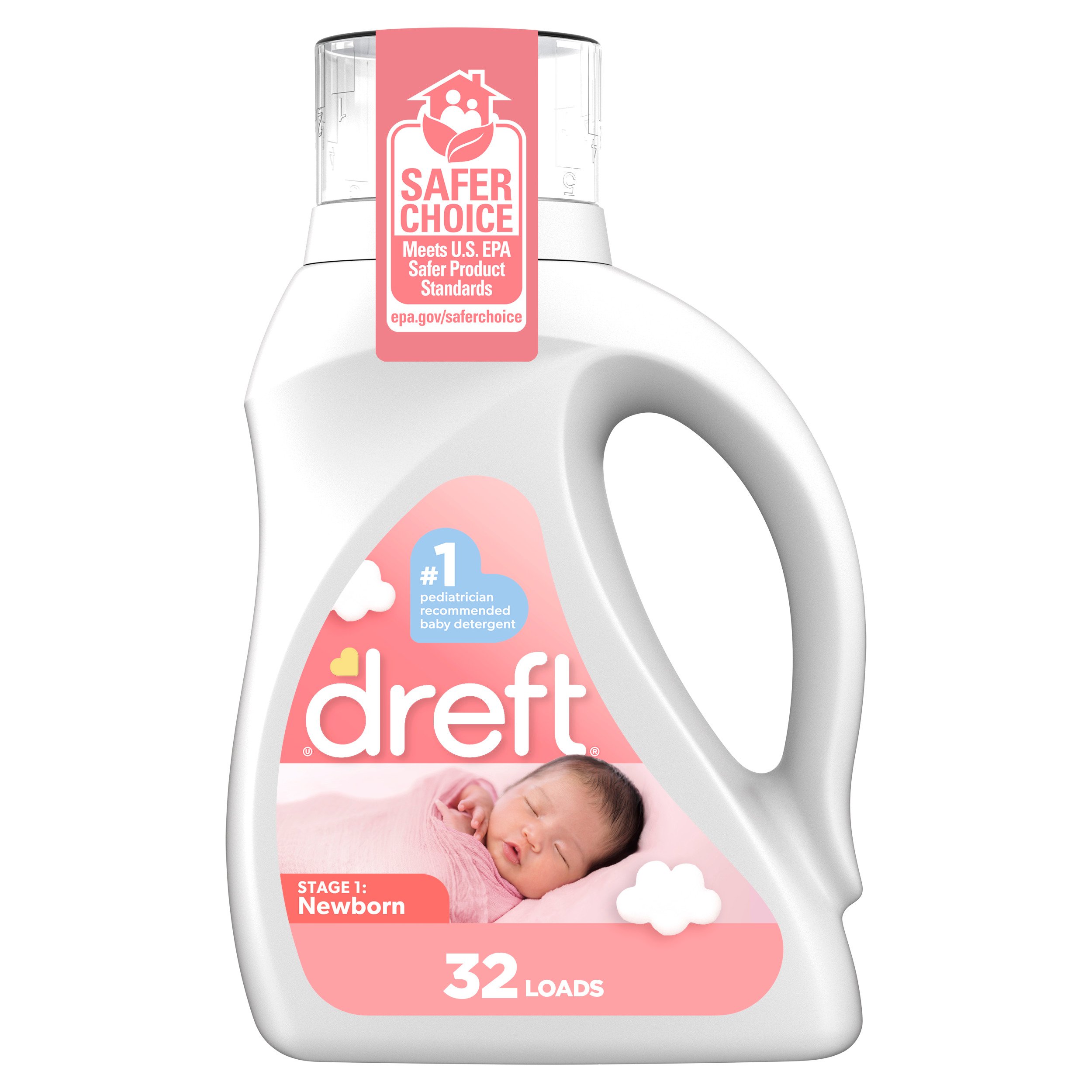 Dreft Stage 1 Newborn HE Liquid Laundry Detergent 32 Loads Shop