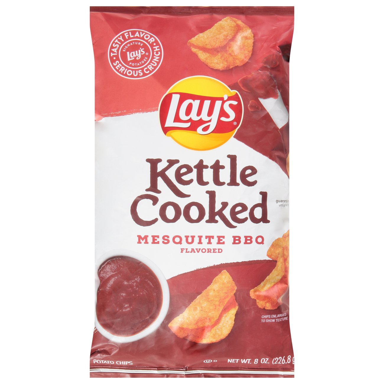 Lay S Kettle Cooked Mesquite Bbq Potato Chips Shop Chips At H E B