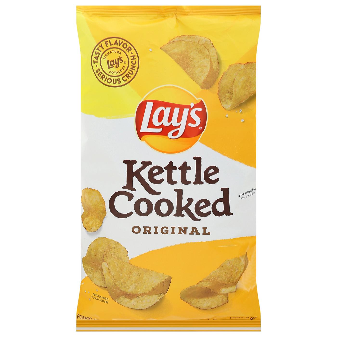 Lay's Kettle Cooked Original Potato Chips; image 1 of 4