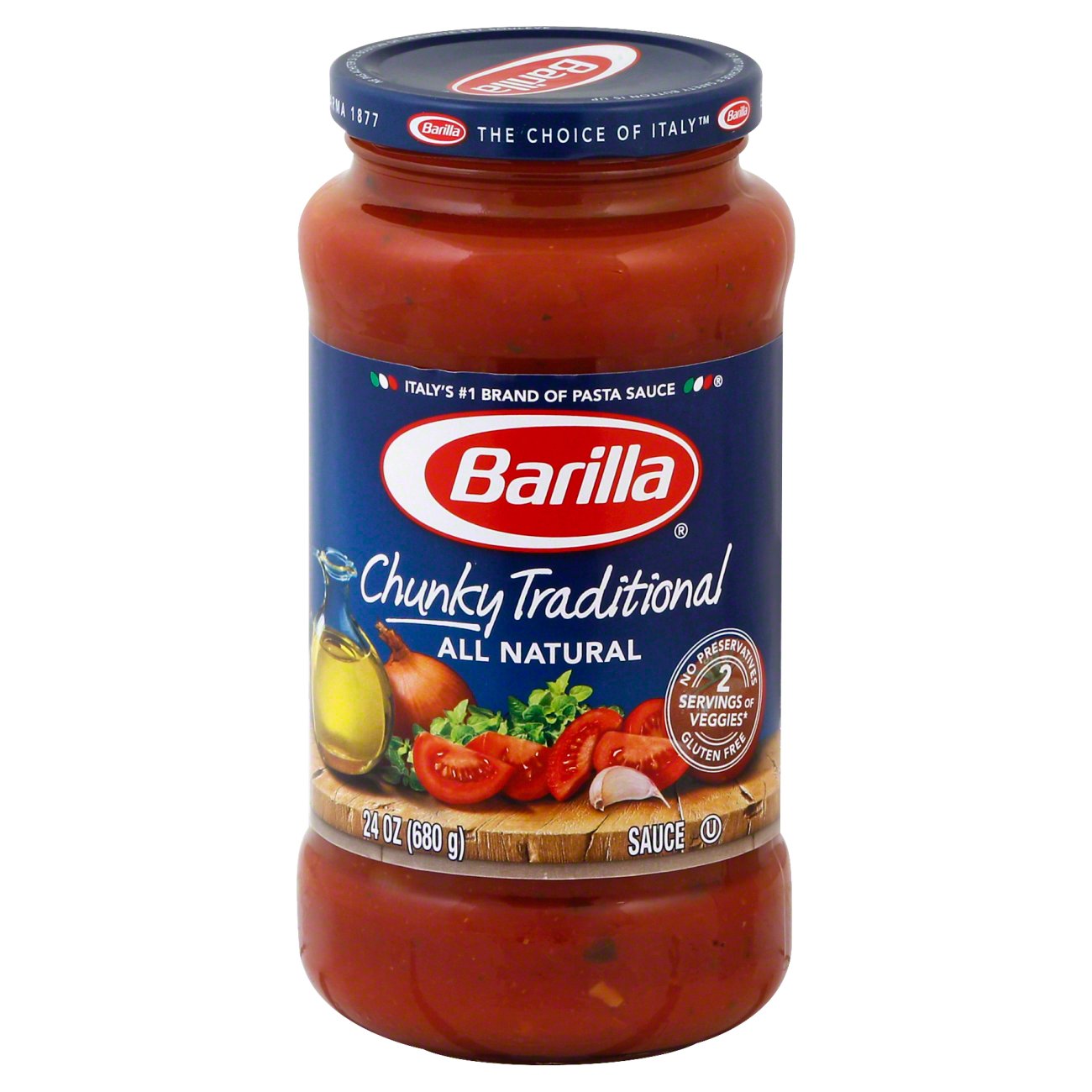 Barilla Chunky Traditional Pasta Sauce Shop Pasta Sauces at HEB